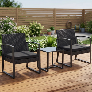 Lightweight Modern Durable Rattan <b>Table</b> Chair Sofa Waterproof Easy Carry Outdoor Swimming Pool <b>Balcony</b> Coffee-<b>Table</b> Living Room - Product Image 3