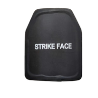 Plaque d'armure tactique en céramique hexagonale dure personnalisable de 10 "x 12" Protection supérieure à grande vitesse PE Silicone Strike
