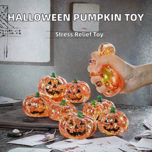 Pelota Antiestrés de TPR con Forma de Dibujos Animados de Halloween, Caramelo Masticable, Alivio de la Ansiedad, con Purpurina, Impresión UV, Juguete Creativo de Descompresión - Product Image 2