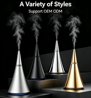 Nébuliseur d'huiles essentielles commercial 3004 de 100 ml, système d'atomisation métallique en aluminium aéronautique, machine à parfum silencieuse pour bureau, 150 m²