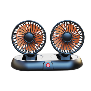 Ventilateur <span class=keywords><strong>de</strong></span> voiture pliable à 2 têtes et 3 vitesses en PP, 5V/12V/24V, mini ventilateur USB pour tableau <span class=keywords><strong>de</strong></span> bord, gain <span class=keywords><strong>de</strong></span> place, pales <span class=keywords><strong>de</strong></span> 4 pouces - Product Image 2