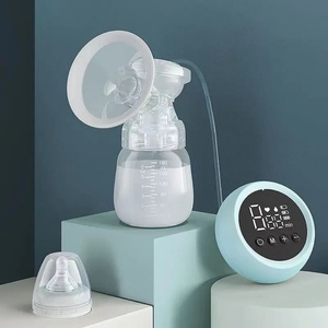 Tire-lait électrique avec biberon pour bébé sans BPA, pompes à lait puissantes en silicone, accessoires d'allaitement pour bébé - Product Image 3