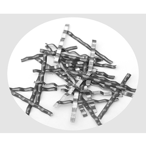 35mm Xorex formé à froid a fraisé la fibre d'acier ondulée de carbone pour l'armature concrète - Product Image 3
