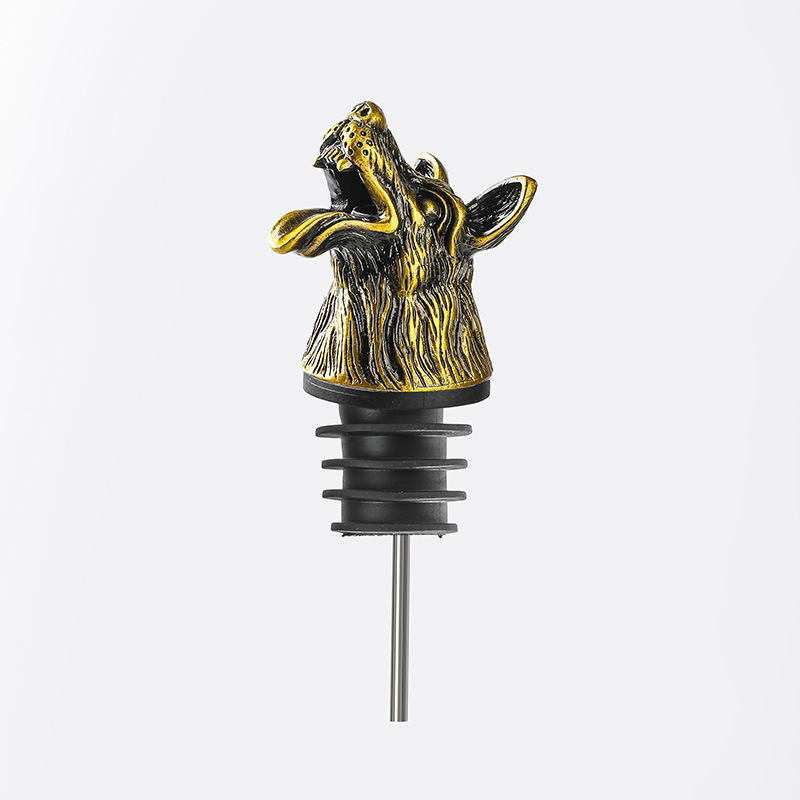 wine pourer-dog