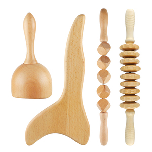 Alat Pijat Kayu Anti Selulit Tongkat Rol Maderoterapi Kit Terapi Kayu Kolombia Set Alat Terapi Kayu Maderoterapia - Product Image 2