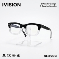 Gafas Clásicas para Hombre con Protección Anti Luz Azul, Monturas de Gafas TR90 Estilo Coreano, Montura Óptica Ligera de Alta Calidad, en Stock, Venta al Por Mayor