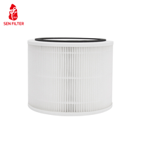 Filtre de remplacement HEPA et charbon actif haute efficacité pour purificateur d'air LEVOIT Core 300, Core 300-RF-TX