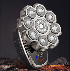 <span class=keywords><strong>Rasoio</strong></span> <span class=keywords><strong>professionale</strong></span> a 9 lame per uomo-rasatura calva efficiente e taglio della barba, Design ergonomico - Product Image 1