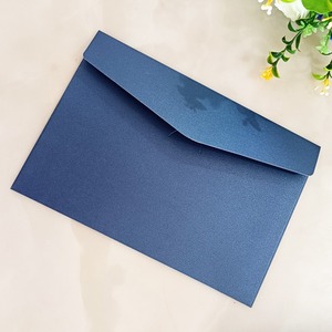 การ์ดอวยพรวันแต่งงานสุดหรูซองจดหมายสีทึบขนาดกระดาษธรรมดา - Product Image 6