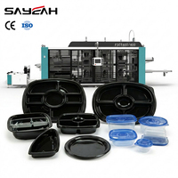 Fabriek Maken Multi-Station Automatische Plastic Container Fast Food Box Maken Vaccum Thermovormende Machine