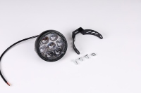 Phare LED universel Yongyou pour moto, 6500 lumens, 25W, 12-50V, résistant aux chocs, lampe de conduite auxiliaire pour scooter, conduite nocturne en zone rurale