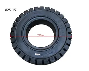 도매 지게차 타이어, 지게차 부품 6.00-9, 7.00-12, 8.25-15 고무 솔리드 타이어