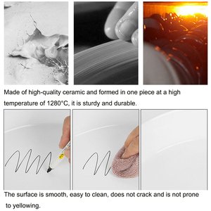 <span class=keywords><strong>Lavabo</strong></span> Rettangolare di Lusso per Hotel, Lavandino da Appoggio in Ceramica con Foro Singolo per Mobile Bagno - Product Image 5