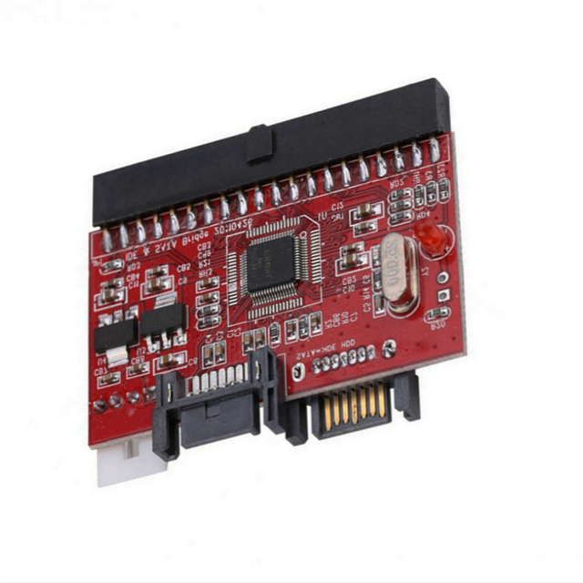 2-in-1 SAT to IDE Adapter 40-Pin 2.5\" Inch Hard Disk Driver Supports ATA HDD CD DVD Adaptor IDE to SAT Converter in Stock
