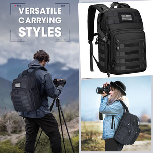 <span class=keywords><strong>Mochila</strong></span> <span class=keywords><strong>para</strong></span> Cámara de Gran Capacidad, Portátil, Ligera, Ecológica, Impermeable y Resistente a Impactos <span class=keywords><strong>para</strong></span> Cámaras DSLR y sin Espejo, <span class=keywords><strong>para</strong></span> Viajes al Aire Libre - Product Image 5