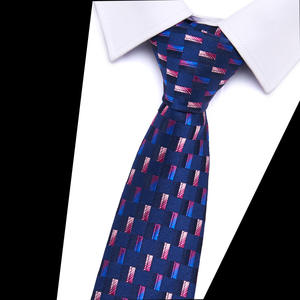 Men's Formal Business Floral Polyester Silk Jacquard <b>Tie</b> Quick Dry Gift - Product Image 5