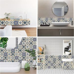 Kakofaci Bohemian Style 12 Pcs (6x6 In) Decorative <strong>Tile</strong> Stickers,Peel And <strong>Stick</strong> Wallcovering - Product Image 3