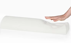 <span class=keywords><strong>Coussin</strong></span> de repose-jambes en mousse à mémoire de forme <span class=keywords><strong>demi</strong></span>-<span class=keywords><strong>lune</strong></span> oreiller de siège arrière tissé tricoté avec 2 housses en option accessoire de couchage à usage multiple - Product Image 2