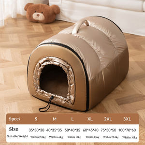 Winter-Hunde- und Katzenbett mit Schublade für Alle Jahreszeiten, Geeignet für Große Golden Retriever, mit Tiefschlaf-Funktion und Rutschfesten Eigenschaften - Product Image 2