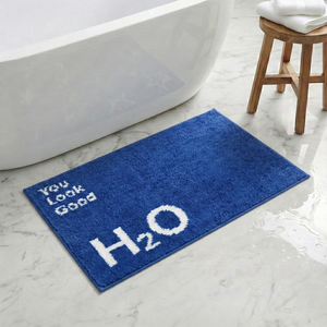 Tapis <span class=keywords><strong>de</strong></span> <span class=keywords><strong>salle</strong></span> <span class=keywords><strong>de</strong></span> <span class=keywords><strong>bain</strong></span> <span class=keywords><strong>de</strong></span> luxe Oop Pile 40x60cm, motif You Look Good H2O, antidérapant, absorbant l'eau, citation amusante, pour la maison - Product Image 4