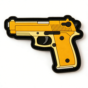 Patch de marque personnalisé en PVC souple 3D en caoutchouc et silicone, avec <span class=keywords><strong>velcro</strong></span> - Product Image 4