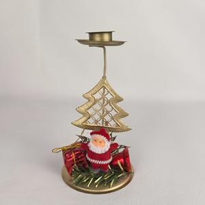 <b>Christmas</b> wrought iron candlestick ornaments <b>Christmas</b> deer stars snowflakes desktop decoration background candlestick - Product Image 4