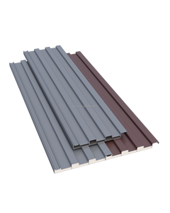 Tuile de toiture en aluminium écologique isolée en PU - Imperméable, isolation thermique et acoustique, résistante au feu pour utilisation en chambre froide extérieure, entrepôt - Product Image 4