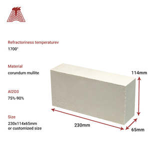 Ladrillo Refractario de Corindón y Mullita Personalizable, Resistente a Impactos Térmicos, Directo de Fábrica, para Revestimientos de Hornos Cerámicos de Alta Temperatura - Product Image 3
