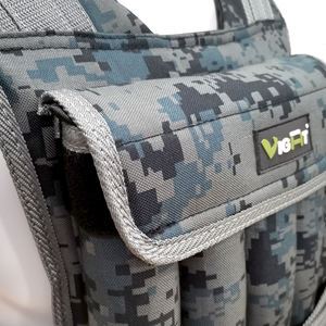 سترة مموهة للتدريب الرياضي, سترة مموهة للتدريب الرياضي الوظيفي مخصصة للياقة البدنية للرجال وزن 10 كجم/15 كجم/20 كجم سترة ثقيلة قابلة للتعديل - Product Image 4