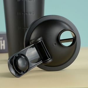 Botella de Proteína <span class=keywords><strong>para</strong></span> Gimnasio, Botella Mezcladora de Proteína, Vaso Mezclador de Acero Inoxidable 304 - Product Image 5