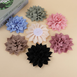 เครื่องประดับผมดอกคามิลเลียผ้าหลายชั้น ทำมือ DIY สำหรับตกแต่งวันเกิดเด็ก - Product Image 2