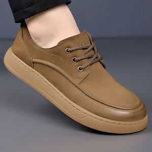 Zapatos de Caminar Ligeros de PU para Hombre, Novedad 2026, Transpirables, con Suela Plana Suave, Antideslizantes, con Cierre de Cordones, Zapatos de Moda - Product Image 2
