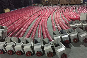 Roestvrijstalen Schroeftransporteur Met Hittebestendige Rubberen Riem Gebruikt Voor Zandvoedingsdrankenindustrie Voor Restaurants Retail - Product Image 3