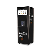 Machine à café et à thé au lait instantanée intelligente commerciale, libre-service, température double froide/chaude, mélange de diverses saveurs, approvisionnement en usine