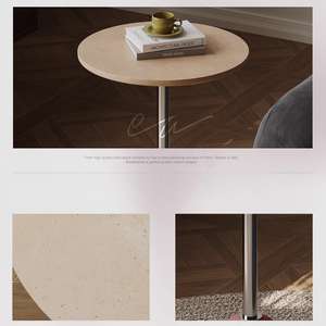 Jins <span class=keywords><strong>โต๊ะ</strong></span>ข้างเตียงขนาดเล็กสไตล์<span class=keywords><strong>ญี่ปุ่น</strong></span>, <span class=keywords><strong>โต๊ะ</strong></span>ข้างเตียงและ<span class=keywords><strong>โต๊ะ</strong></span>กาแฟห้องรับแขกเฟอร์นิเจอร์ข้างเตียงหินธรรมชาติ - Product Image 4