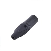 NEUTRIK Nc3mxx-b Tête de connecteur Cannon plaquée noire XLR Nutruk