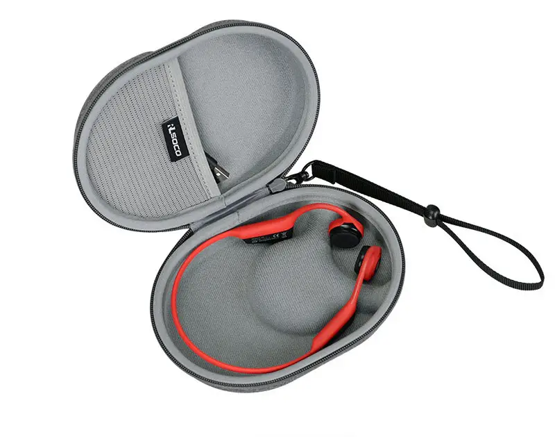 Custom Fashion Waterproof Hard EVA Headphone Case Bone Conduction Earphone Storage Case