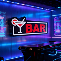 Nightlife Spark Vibrant Neon Light Box pour Bar Atmosphere Commerce Sign