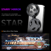 Ensemble de filtres de photographie mobile HD professionnels de 52 mm |   Support magnétique MagSafe |   Filtres polarisants et filtres étoilés CPL pour smartphones