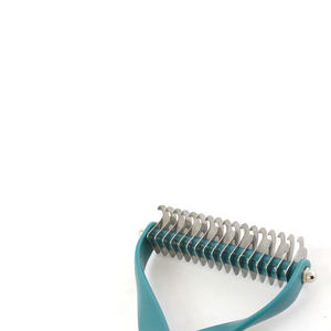 Peine para Mascotas de Alta Calidad, 7*7.5*2.4CM, Simple y Seguro, Herramienta de Aseo para Perros y Gatos, Elimina Nudos Pequeños, Personalizable, de Acero Inoxidable - Product Image 5