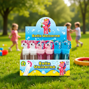 Bolle Unicorno <b>Bubble</b> Tube 30 Ml <b>Kids</b> Toy 3+ Years - Product Image 3