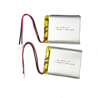 Batterie semi-solide rechargeable Li-polymère avec BMS 503040 3.7V 600mAh, marque CEL, 500 cycles, cathode LiCoO2, taux de décharge 1C