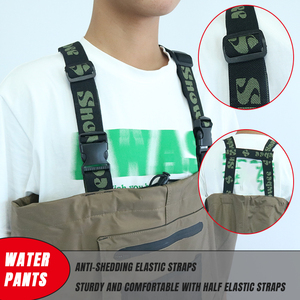 Selco – bottes de <span class=keywords><strong>pêche</strong></span> à la mouche pour hommes, cuissardes imperméables à fermeture éclair avec bottes à vent - Product Image 5
