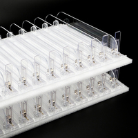 Système de séparateur de tablette en plastique pour supermarché, pousseur de tabac, largeur réglable, plateau d'affichage de cigarettes, réfrigérateur pour organisateur de boissons
