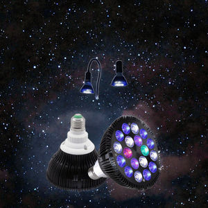 Disposition personnalisée 18W PAR38 LED <span class=keywords><strong>Lampe</strong></span> Spot Ampoule Couleurs Assorties Bleu Vert Rouge Blanc <span class=keywords><strong>UV</strong></span> Violet pour Thérapie <span class=keywords><strong>Aquarium</strong></span> E27/E26 - Product Image 3