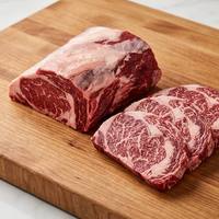 Rollo de Ribeye de Res Congelado Halal de Grado A al por Mayor |   Filete de Res Sin Hueso, Alimentado con Pasto, para Restaurantes de Carnes