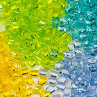 Granulés de plastique PC vierge renforcés GF20, granulés de PC à haute rigidité pour composants structurels industriels