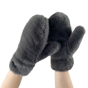 TOPSCH8339 Guantes de Invierno al por Mayor, de Color Sólido, con Forro de Piel de Cordero, Gruesos, Cálidos, Modernos y Bonitos - Product Image 5