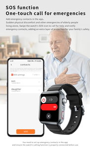 F330 1.9" Full Touch Screen ECG Watch with Blood Oxygen 50 Sports Modes IP65 <b>Waterproof</b> SOS Fall Detection Smartwatch - Product Image 6