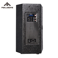Système audio professionnel rechargeable de 15 pouces, grand amplificateur actif sur chariot, haut-parleur pour utilisation sur scène